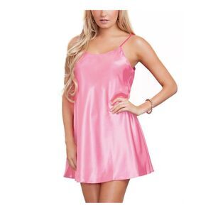 I COLLECTION Intimates Pink Relaxed Fit Chemise Nightgown S\M